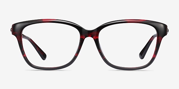 Ouro Rouge Acétate Montures de lunettes de vue