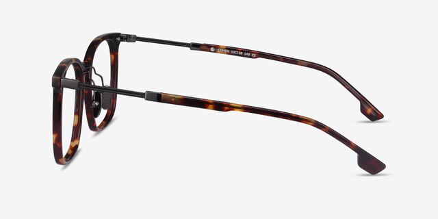 Cohen Écailles Acetate-metalMontures de lunettes de vue d'EyeBuyDirect, Vue de Côté