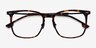 Cohen Écailles Acetate-metalMontures de lunettes de vue d'EyeBuyDirect, Vue Rapprochée