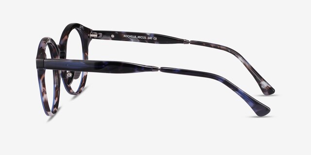 Rochelle Blue Tortoise AcetateEyeglass Frames from EyeBuyDirect, Side View