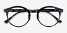 Rochelle Blue Tortoise AcetateEyeglass Frames from EyeBuyDirect, Closed View