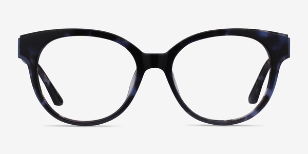 Vee Blue Floral Acétate Montures de lunettes de vue
