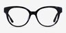 Vee Blue Floral AcetateEyeglass Frames from EyeBuyDirect, Front View