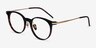Vast Tortoise Acetate-metalEyeglass Frames from EyeBuyDirect, Angle View