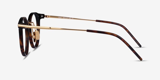 Vast Tortoise Acetate-metalEyeglass Frames from EyeBuyDirect, Side View