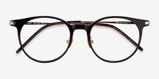 Vast Tortoise Acetate-metalEyeglass Frames from EyeBuyDirect, Closed View