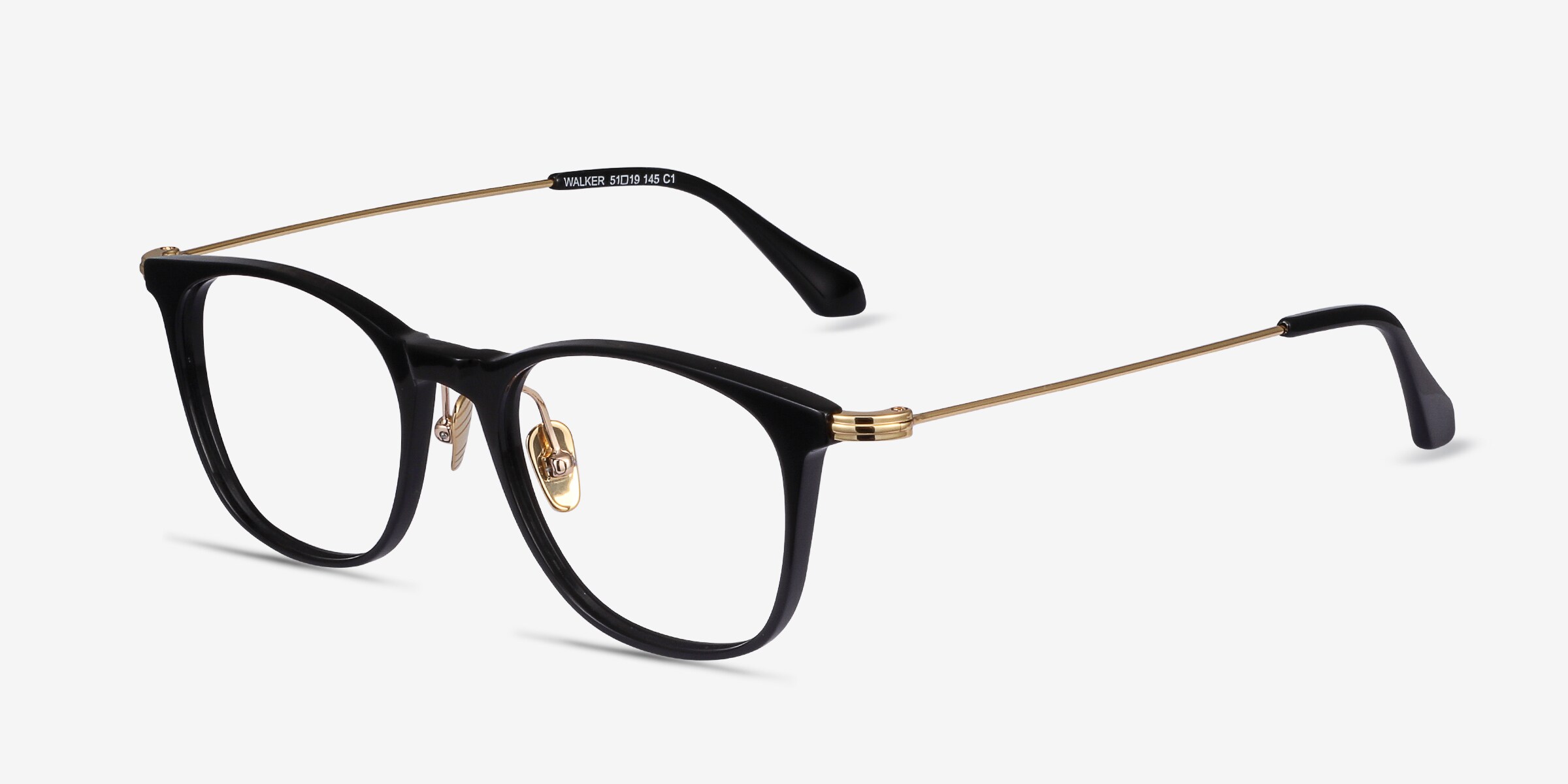 Lunettes De Vue épaisses Carrées Noires Will I Am - Ill.i Optics WA036 53mm, Monture Acétate/métal