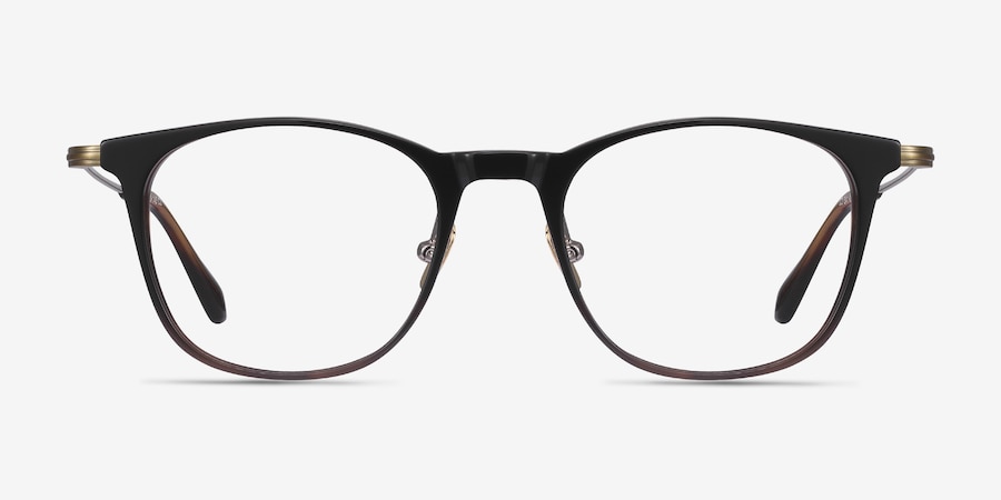 Walker Square Black Brown Full Rim Eyeglasses | Eyebuydirect