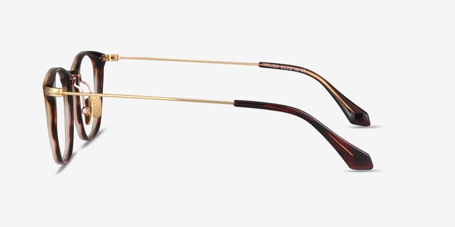 Walker Écailles Acetate-metalMontures de lunettes de vue d'EyeBuyDirect, Vue de Côté
