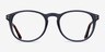 Akio Gray Acetate-metalEyeglass Frames from EyeBuyDirect, Front View
