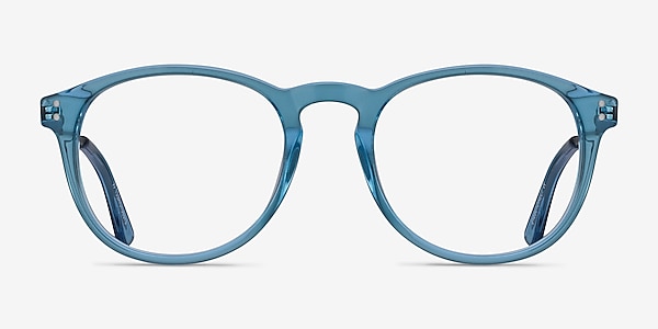 Akio Blue Acetate-metal Eyeglass Frames