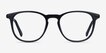 Villeneuve Black Acetate, MetalEyeglass Frames from EyeBuyDirect, Front View