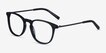 Villeneuve Black Acetate, MetalEyeglass Frames from EyeBuyDirect, Angle View