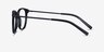 Villeneuve Black Acetate-metalEyeglass Frames from EyeBuyDirect, Side View