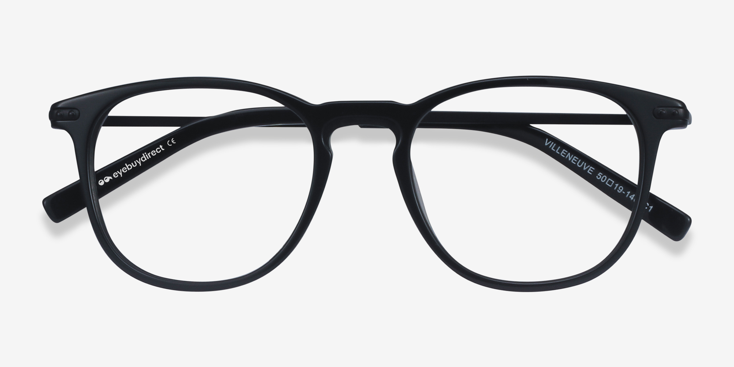 Villeneuve Square Black Full Rim Eyeglasses | Eyebuydirect