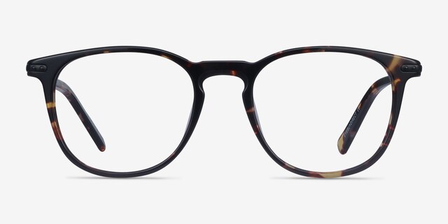 Villeneuve Tortoise Acetate-metalEyeglass Frames from EyeBuyDirect, Front View