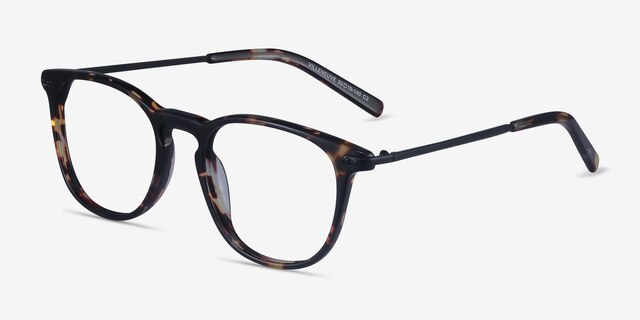 Villeneuve Tortoise Acetate-metalEyeglass Frames from EyeBuyDirect, Angle View