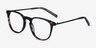Villeneuve Tortoise Acetate-metalEyeglass Frames from EyeBuyDirect, Angle View