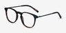 Villeneuve Dark Tortoise Acetate-metalEyeglass Frames from EyeBuyDirect, Angle View