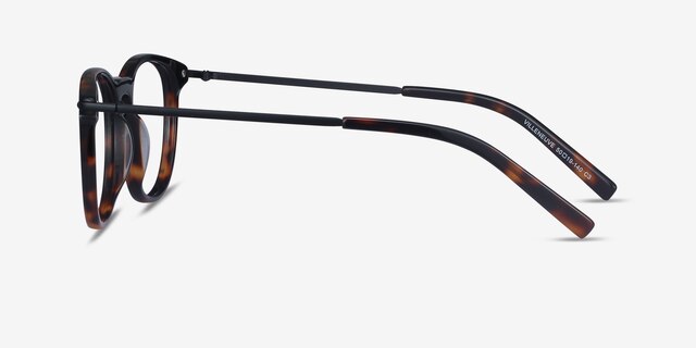Villeneuve Dark Tortoise Acetate-metalEyeglass Frames from EyeBuyDirect, Side View