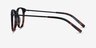 Villeneuve Dark Tortoise Acetate-metalEyeglass Frames from EyeBuyDirect, Side View