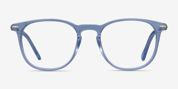 Villeneuve Blue Acetate-metal Eyeglass Frames