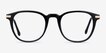 Giverny Black Acetate, MetalEyeglass Frames from EyeBuyDirect, Front View