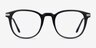 Giverny Gris Acetate-metalMontures de lunettes de vue d'EyeBuyDirect, Vue de Face