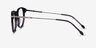 Giverny Gris Acetate-metalMontures de lunettes de vue d'EyeBuyDirect, Vue de Côté