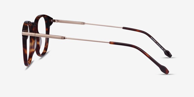 Giverny Écailles Acetate-metalMontures de lunettes de vue d'EyeBuyDirect, Vue de Côté