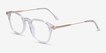 Giverny Clear Acetate, MetalEyeglass Frames from EyeBuyDirect, Angle View
