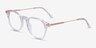 Giverny Clear Acetate-metalEyeglass Frames from EyeBuyDirect, Angle View