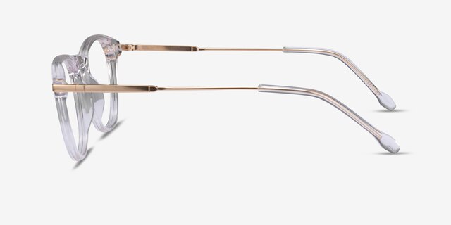 Giverny Clear Acetate-metalEyeglass Frames from EyeBuyDirect, Side View