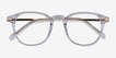Giverny Clear Acetate, MetalEyeglass Frames from EyeBuyDirect, Closed View