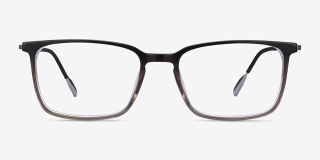 Cameron Brown Acetate-metalEyeglass Frames from EyeBuyDirect, Front View