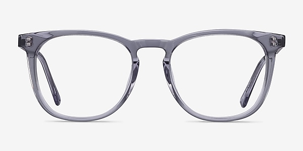 Vibes Clear Gray Acetate-metal Eyeglass Frames