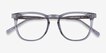 Vibes Clear Gray Acetate, MetalEyeglass Frames from EyeBuyDirect, Closed View