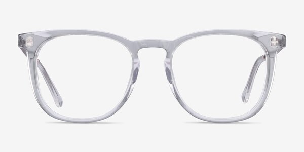Vibes Transparent Acetate-metal Montures de lunettes de vue