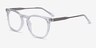 Vibes Clear Acetate-metalEyeglass Frames from EyeBuyDirect, Angle View
