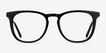 Vibes Black Acetate, MetalEyeglass Frames from EyeBuyDirect, Front View