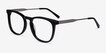 Vibes Black Acetate, MetalEyeglass Frames from EyeBuyDirect, Angle View