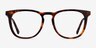 Vibes Tortoise Acetate-metalEyeglass Frames from EyeBuyDirect, Front View