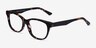 Story Écailles Acetate-metalMontures de lunettes de vue d'EyeBuyDirect, Vue d'Angle