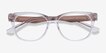 Story Clear Acetate, MetalEyeglass Frames from EyeBuyDirect, Closed View