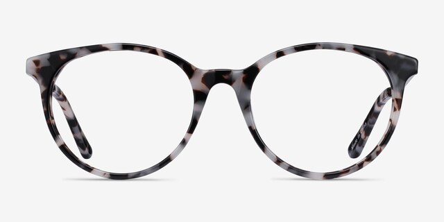 Solver Ivory Tortoise Acetate-metalEyeglass Frames from EyeBuyDirect, Front View