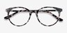 Solver Ivory Tortoise Acetate-metalEyeglass Frames from EyeBuyDirect, Closed View