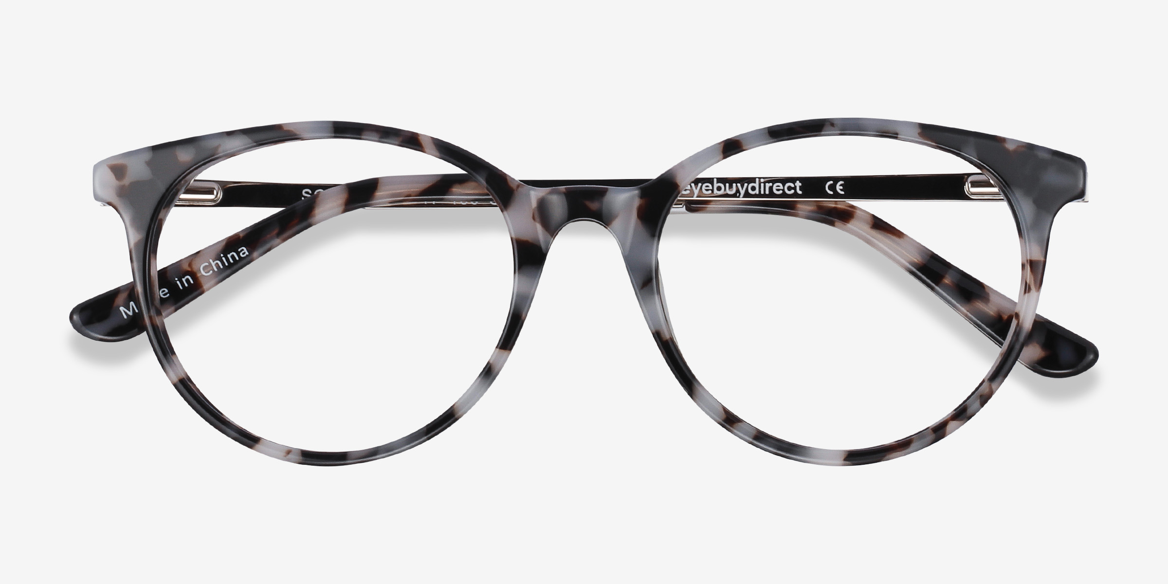 Solver Round Ivory Tortoise Full Rim Eyeglasses | Eyebuydirect