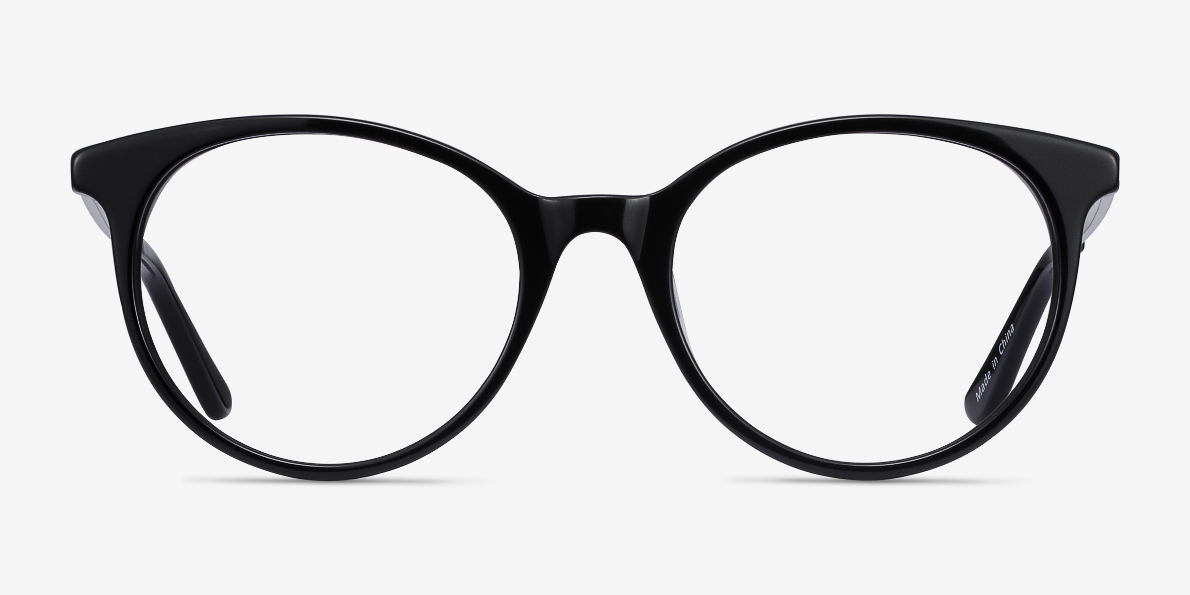 Solver Round Black Full Rim Eyeglasses Eyebuydirect