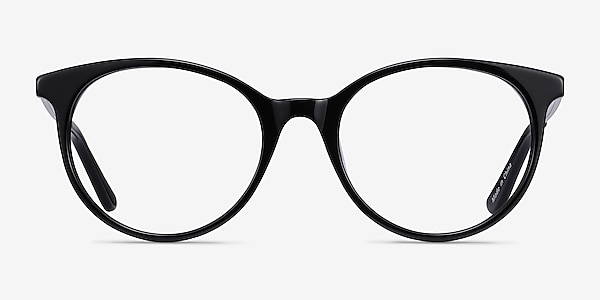 Solver Noir Acetate-metal Montures de lunettes de vue