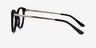 Solver Black Acetate-metalEyeglass Frames from EyeBuyDirect, Side View